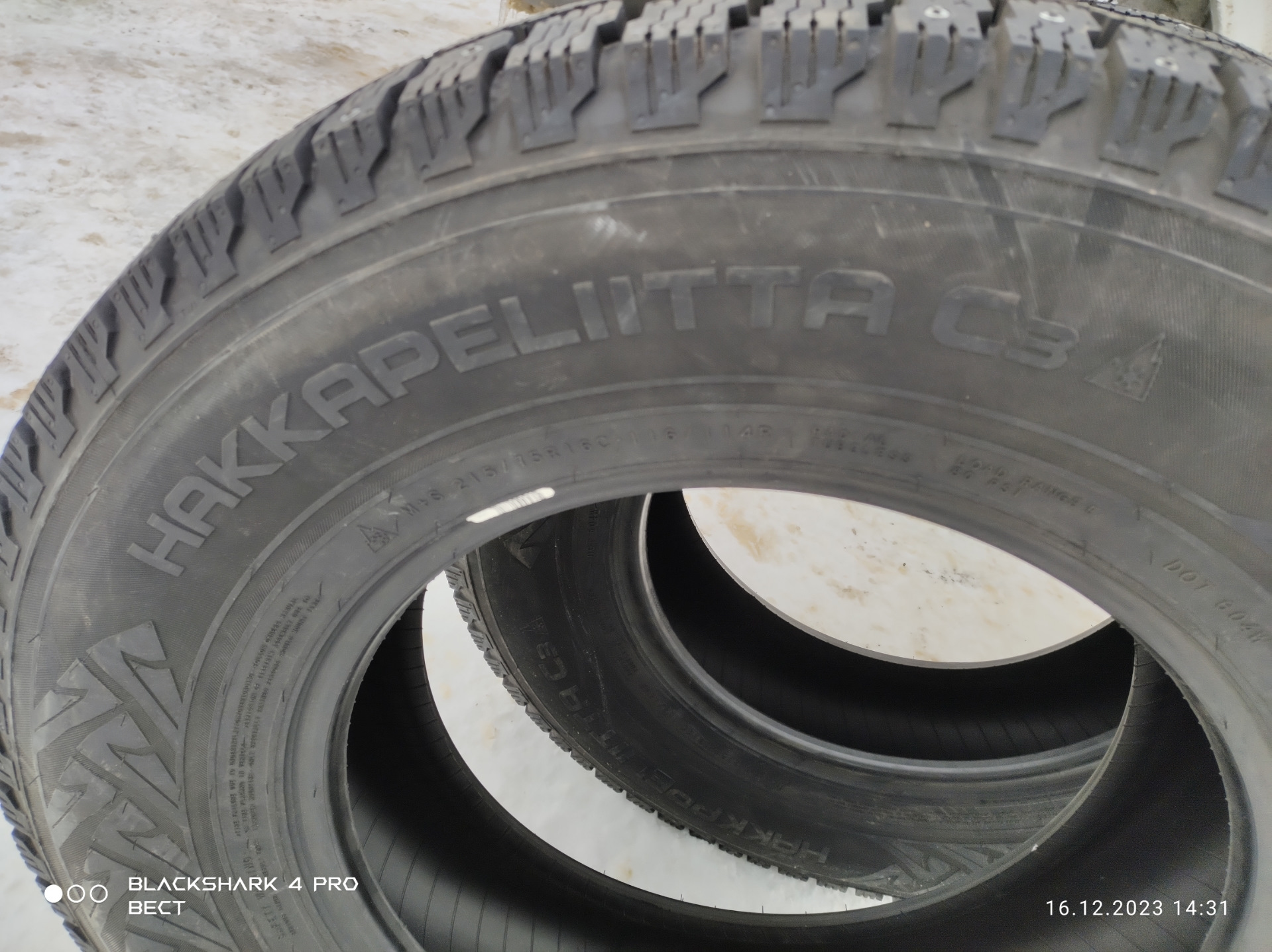 Шины — Ford Transit (7G), 2,4 л, 2007 года | шины | DRIVE2