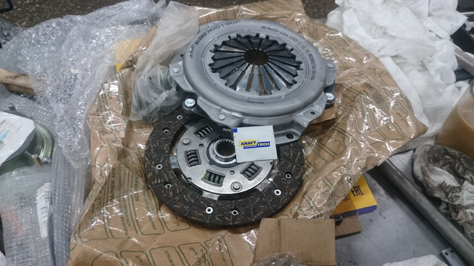 Новое сцепление — KRAFTTECH — ЗАЗ 1102, 1,1 л, 1995 года | визит на ...