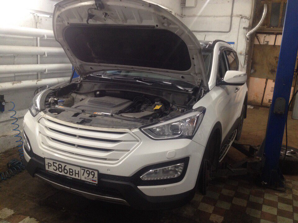 Ремонт полного привода, раздатки и профилактика муфты Санта Фе 3 ...