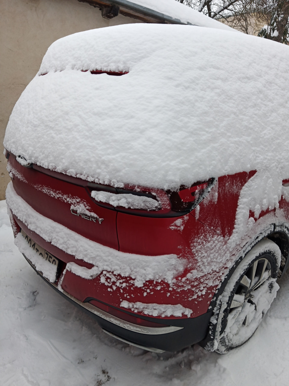 Пост#20. Снежный! ❄️ Вышел утром на улицу и еле нашёл машину. 🤭 — Chery  Tiggo 7 Pro, 1,5 л, 2022 года | просто так | DRIVE2