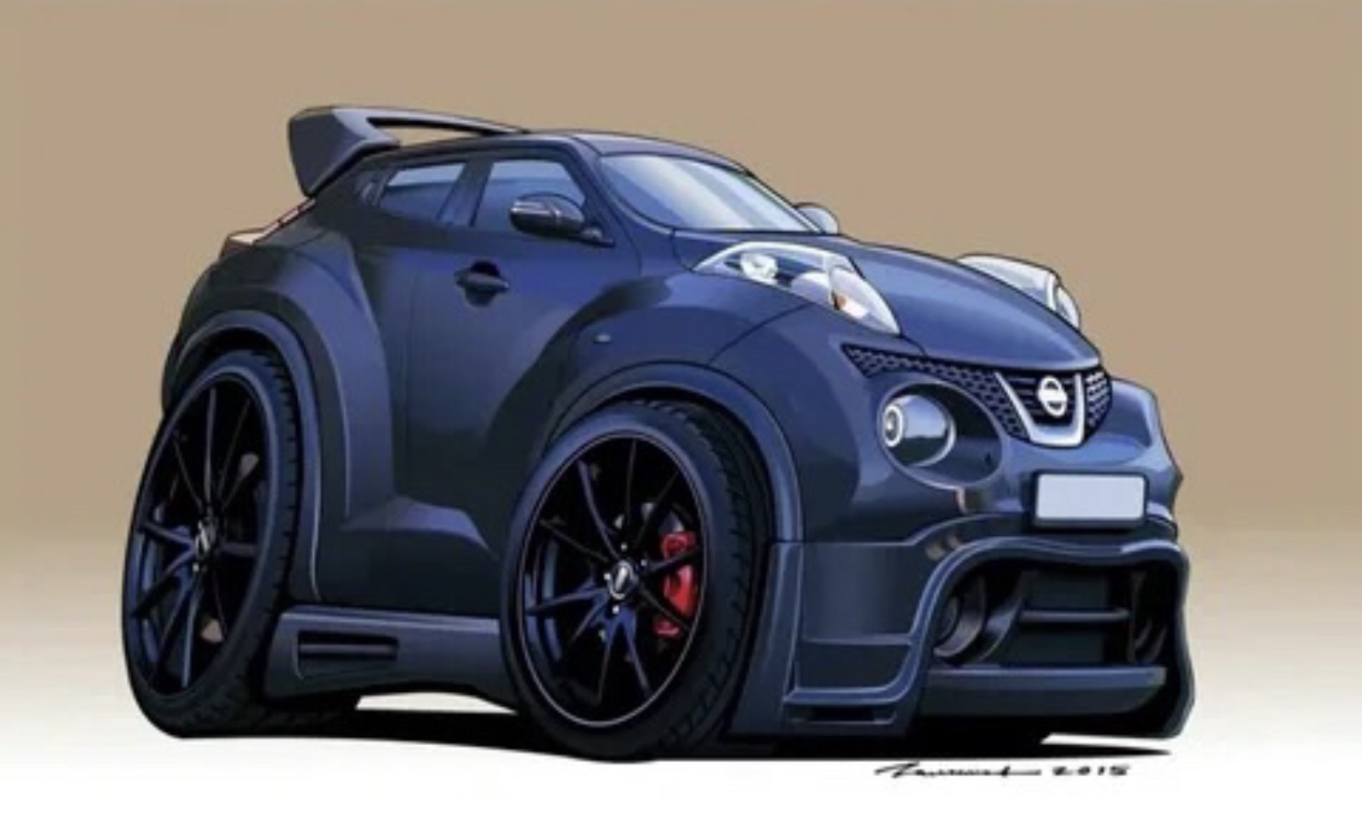 Шарж Nissan Juke