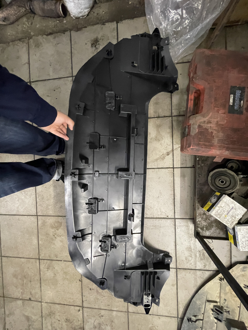 Пластиковая защита дна — Citroen C4 L, 1,6 л, 2016 года | расходники ...
