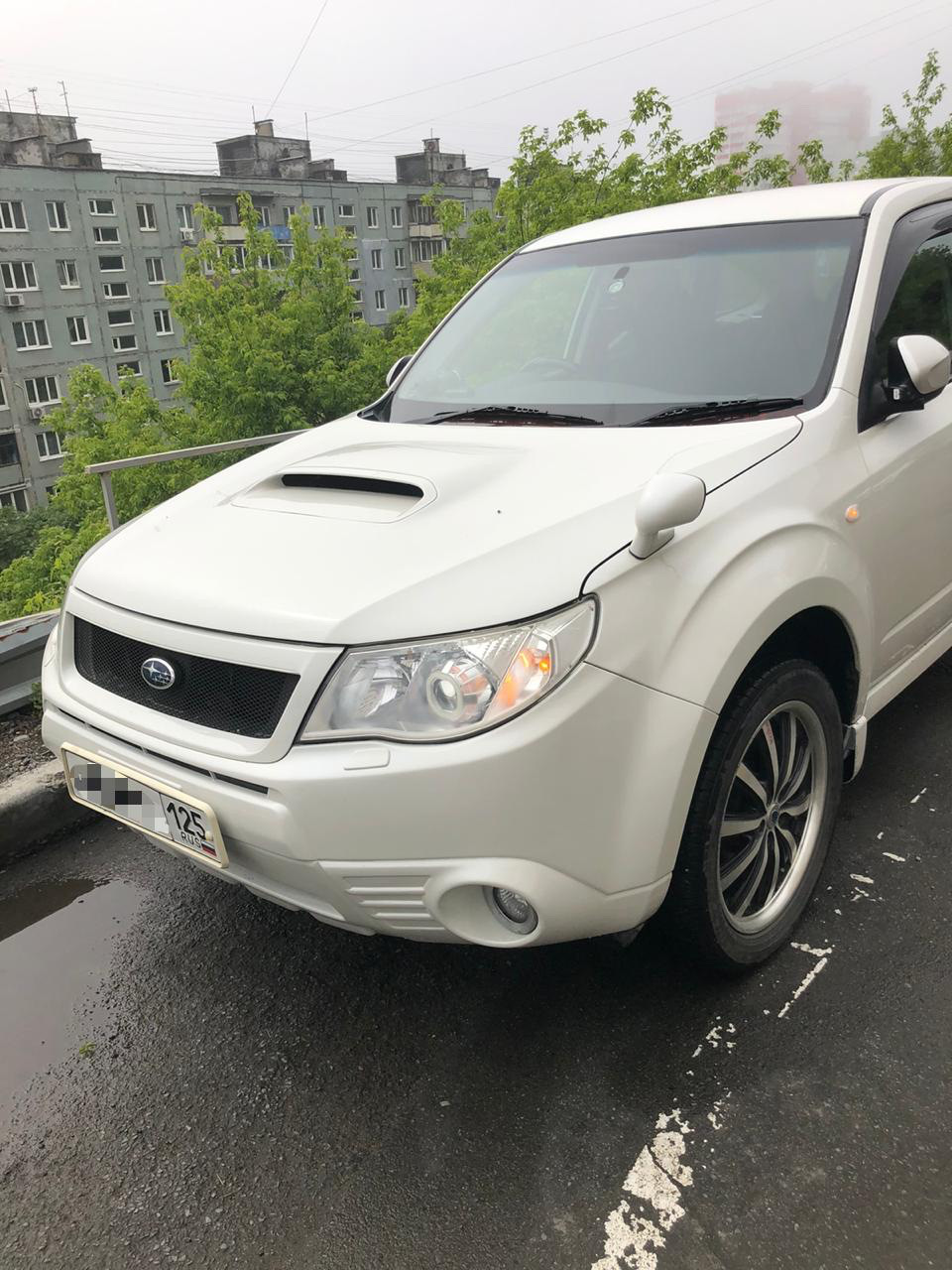 Решетка радиатора «sport grille” и покраска морды — Subaru Forester (SH ...