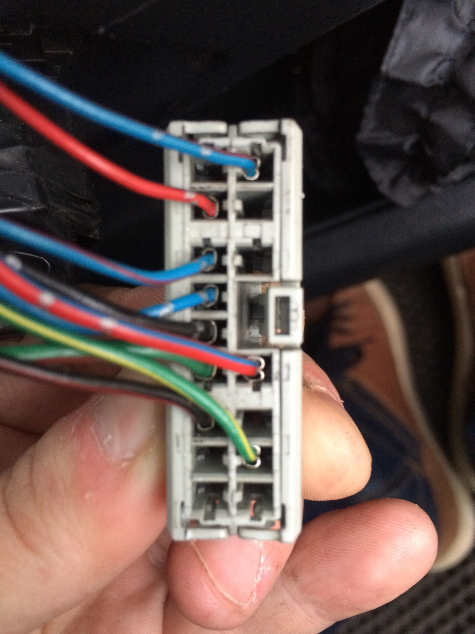 16pin разъем — Honda Fit (1G)