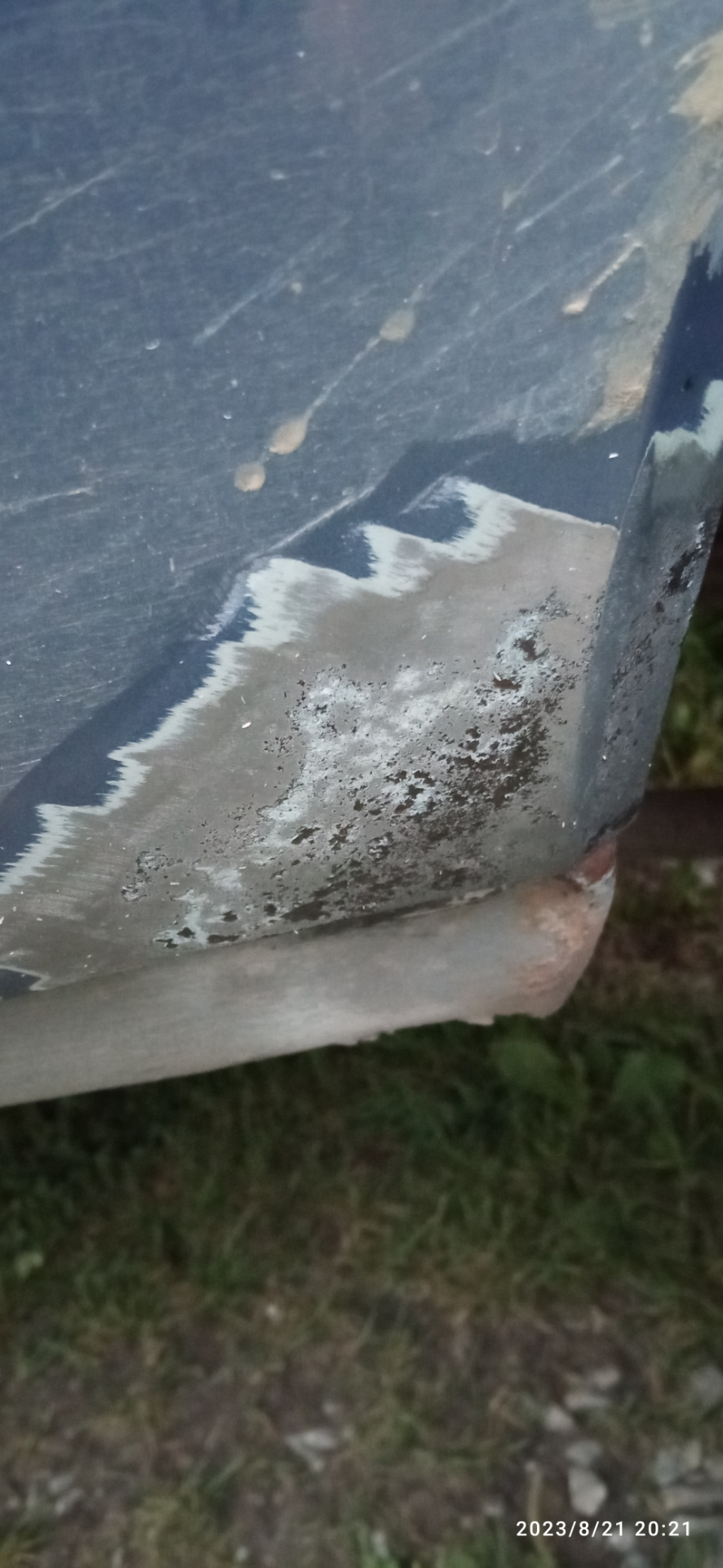 Замена порогов на проф трубу — Chevrolet Niva, 1,7 л, 2008 года ...