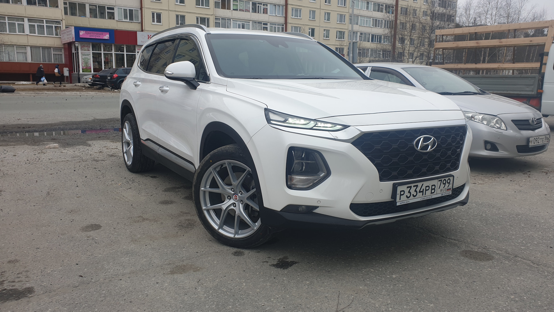 Продажа Hyundai Santa Fe (4G) 2019 (бензин, АКПП) — с историей обслуживания  — DRIVE2.RU