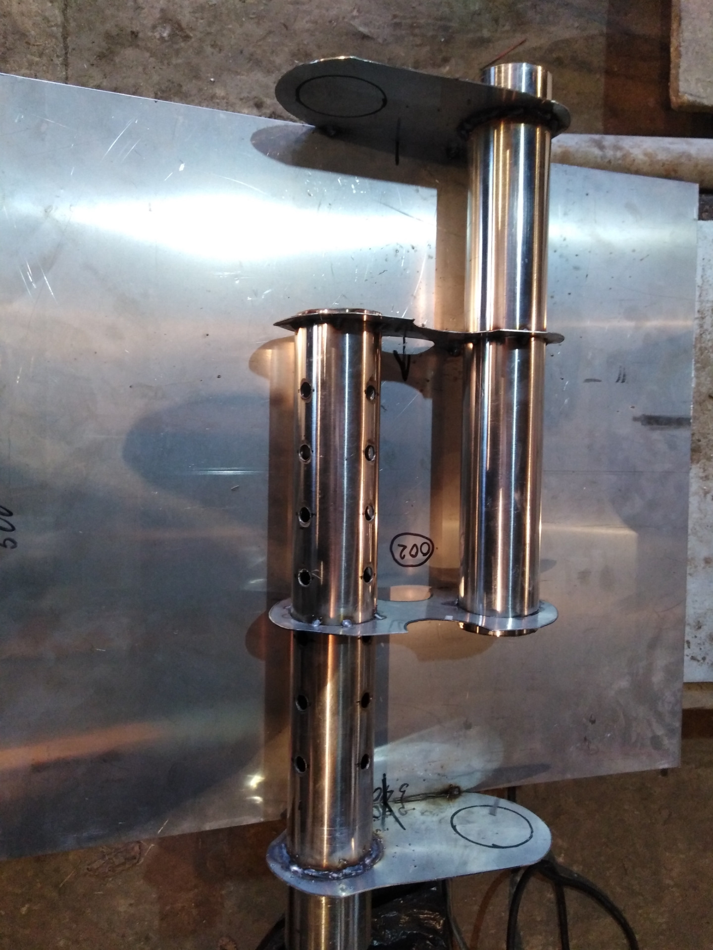 Выхлопная система ГАЗ-3102 из нержавейки своими руками фото — ГАЗ 3102 ...