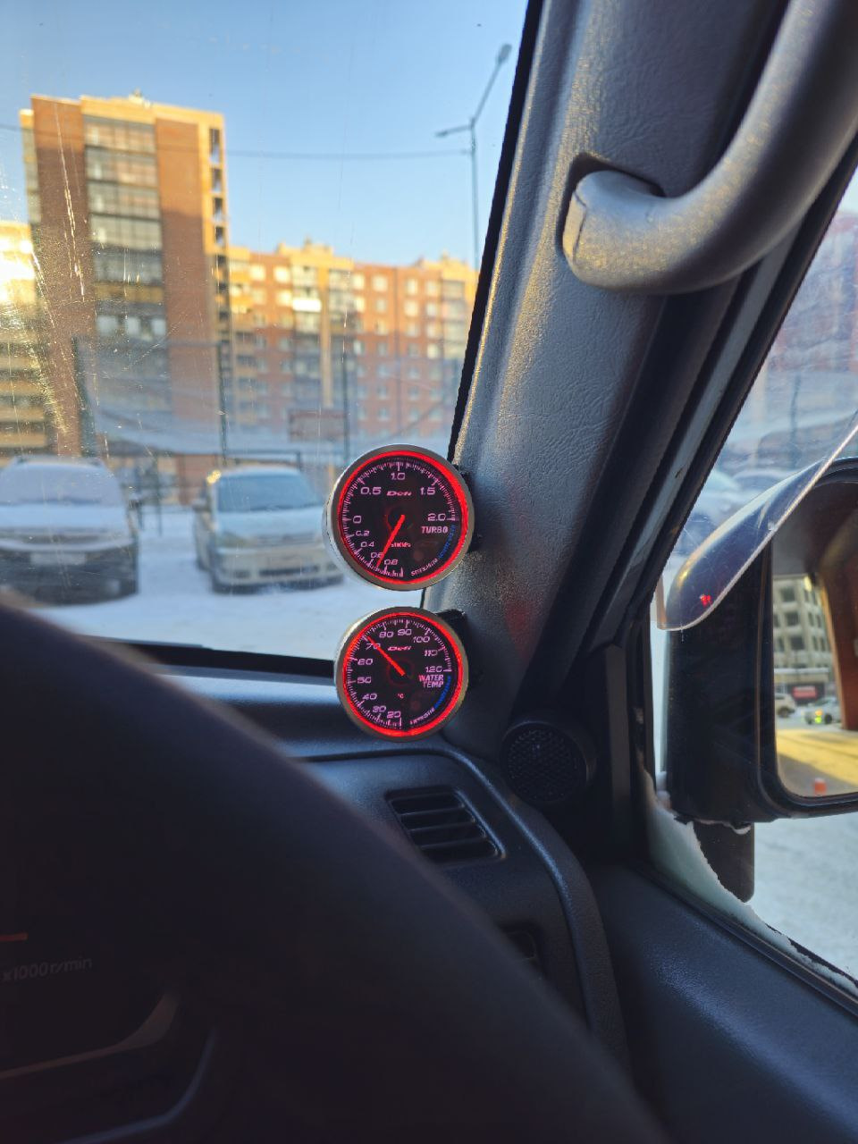 20) Датчик температуры, давления турбины, блоу офф, указатель ...