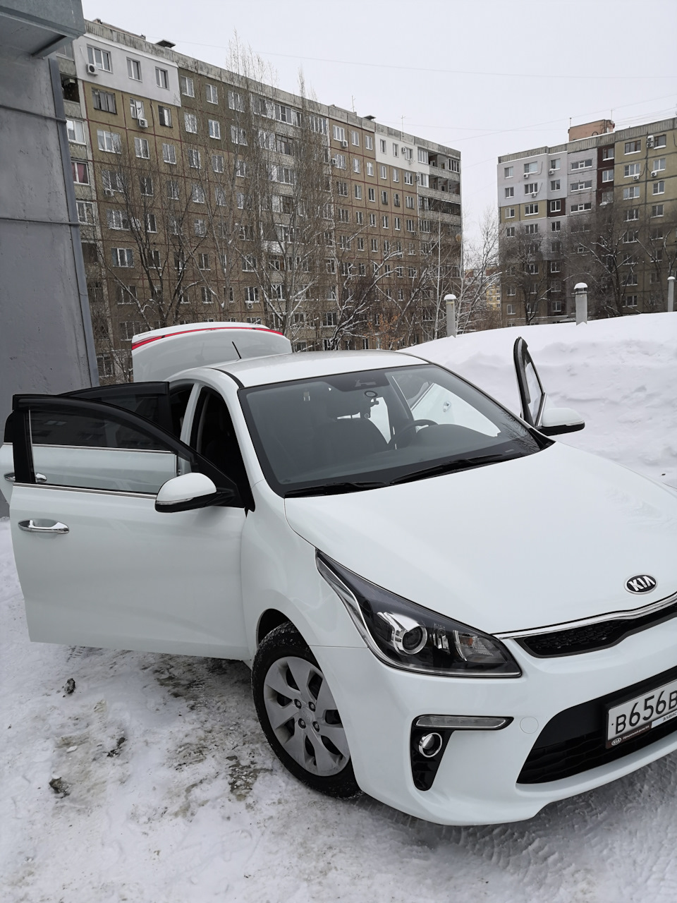 Мойка в морозный день — KIA Rio (4G), 1,6 л, 2018 года | мойка | DRIVE2