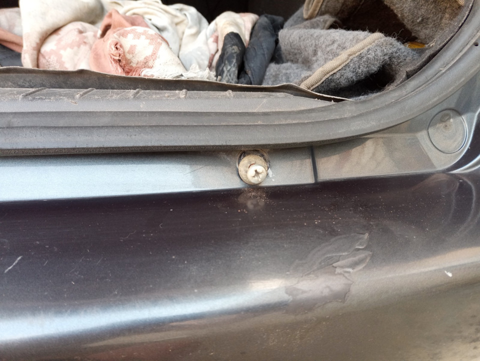 Защитная накладка заднего бампера приора универсал — Lada Приора ...
