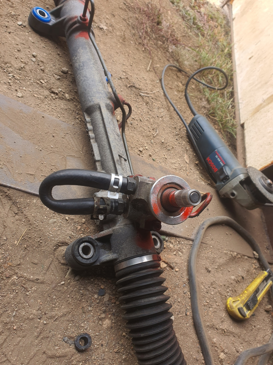 Переобувка+Замена рейки ЭУР на ГУР Fielder 141 — Toyota Corolla Fielder ...