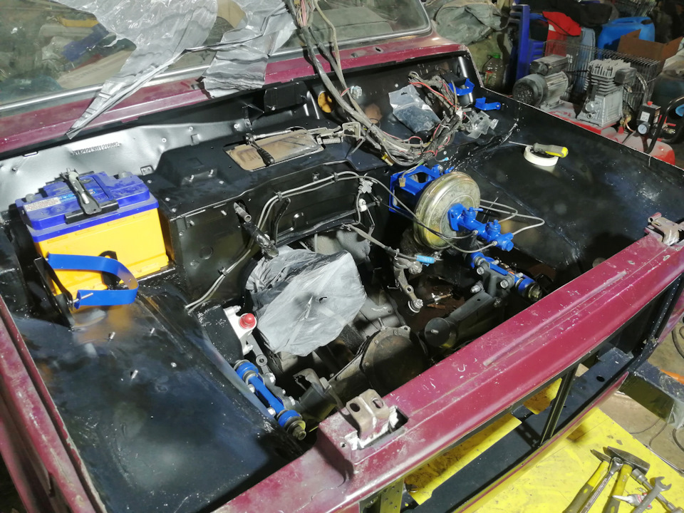 Сборка, часть третья — гидравлическая. — Lada 4x4 3D, 1,6 л, 1996 года ...