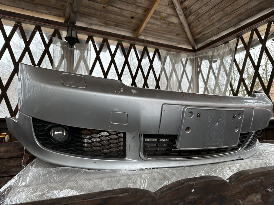 Бампер S-line (передний) — Audi A4 Avant (B6), 1,9 л, 2003 года ...