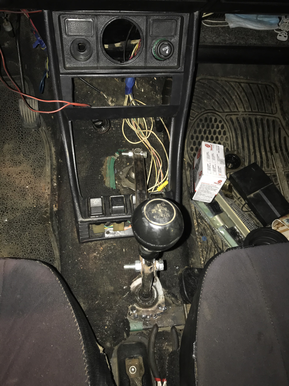 Перенос кулисы Ваз 2107 — Lada 2107, 1,5 л, 1987 года | своими руками ...