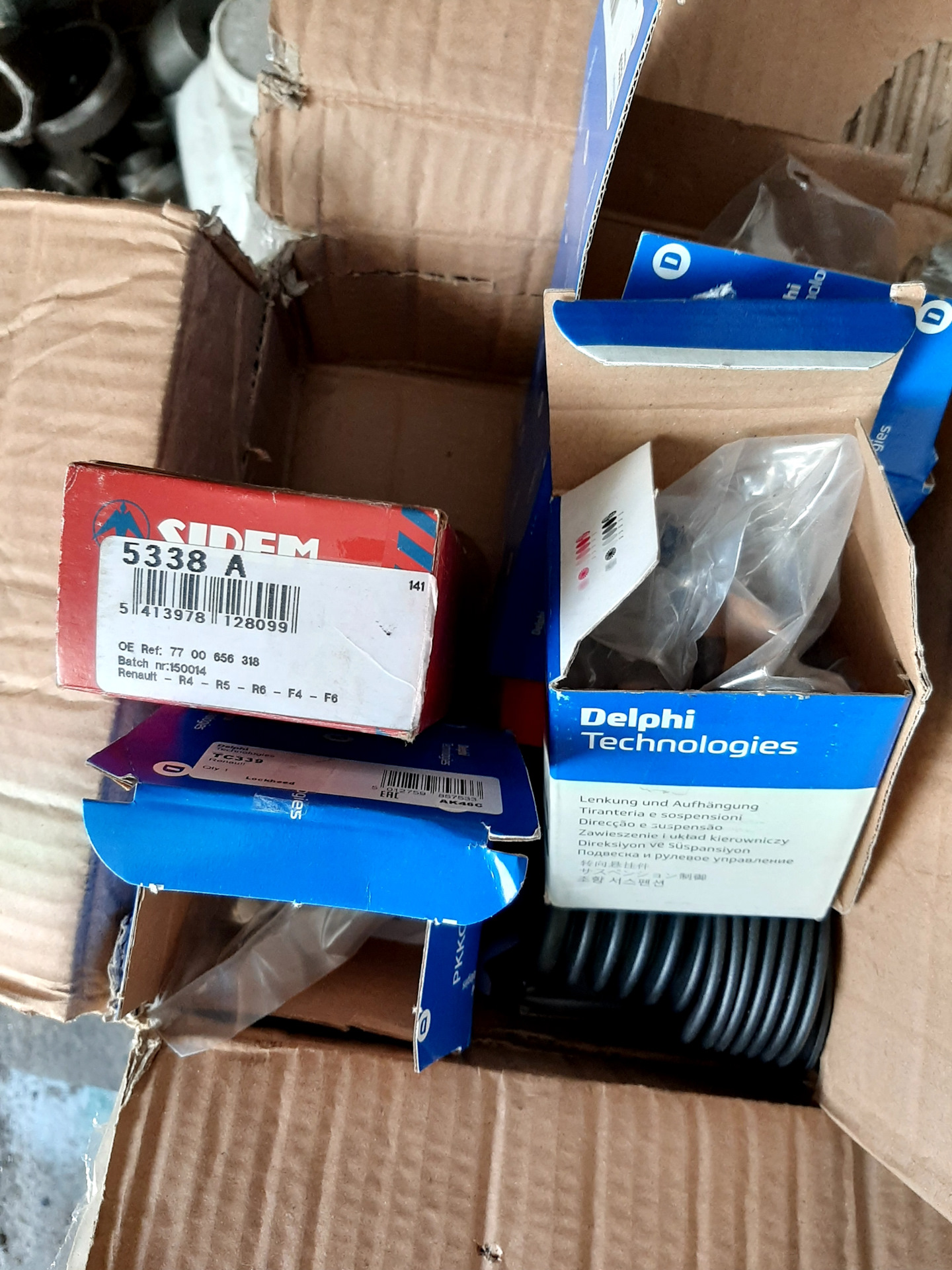 Передняя подвеска и рулевое управление — Renault Espace II, 2,8 л, 1993 ...