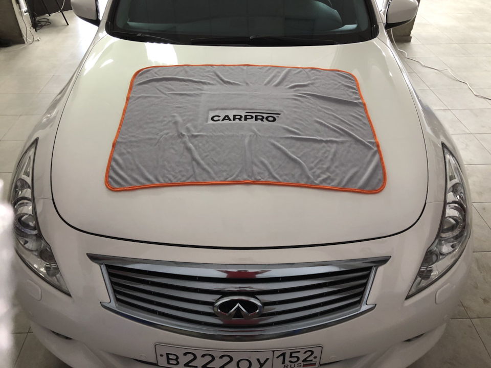 Полотенце для протирки кузова CARPRO — Infiniti G25, 2,5 л, 2010 года ...