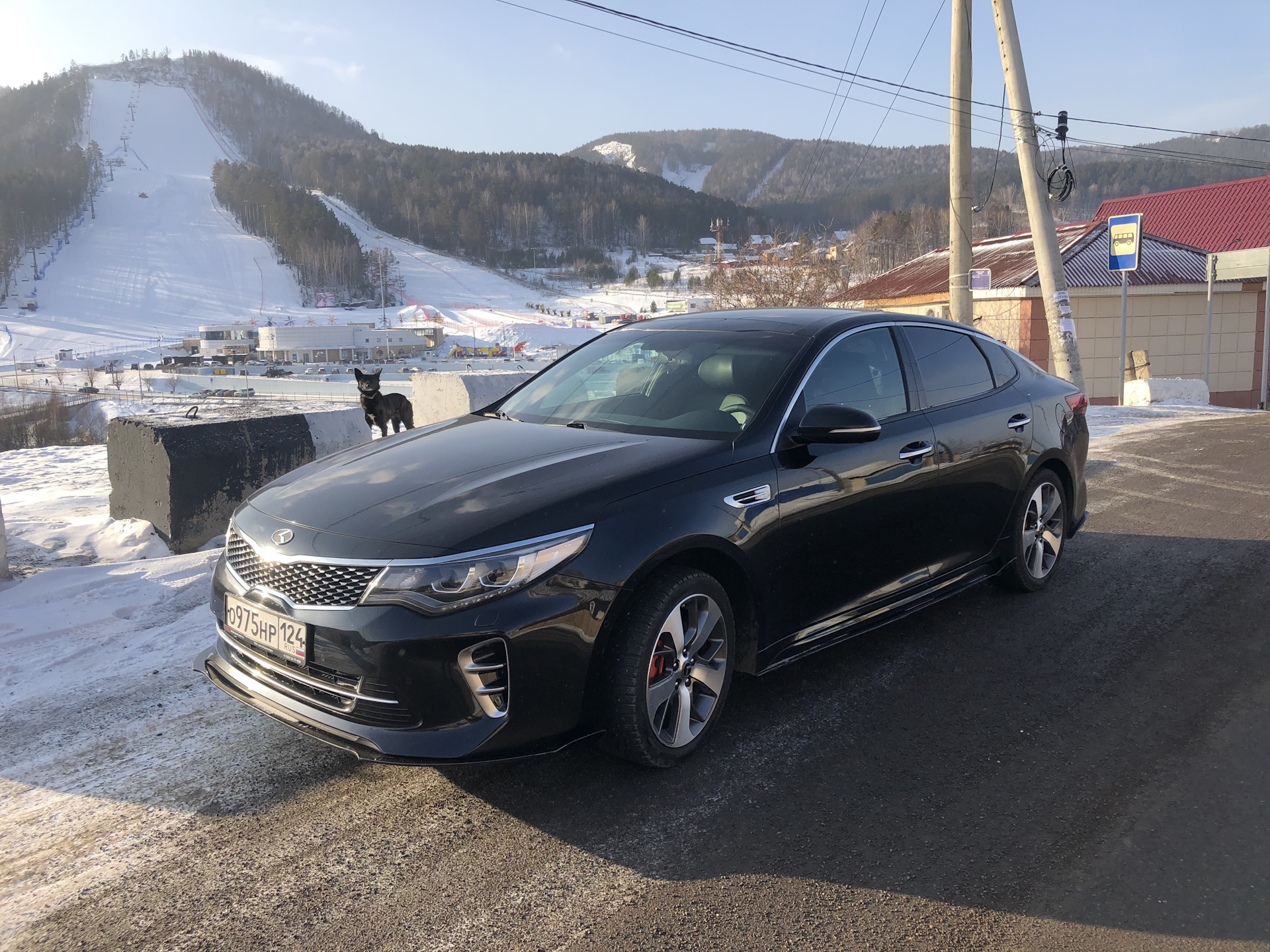 Kia Optima gt line 2017 черная