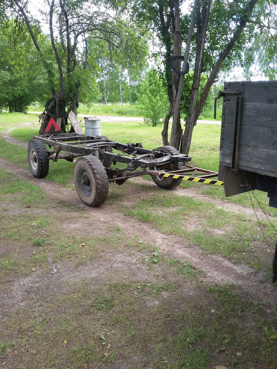 Прицеп из рамы уаз своими руками