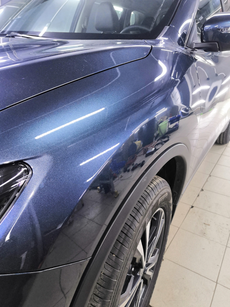 Первый ремонт (исправление вмятин без окраса) — Nissan X-Trail III (t32 ...