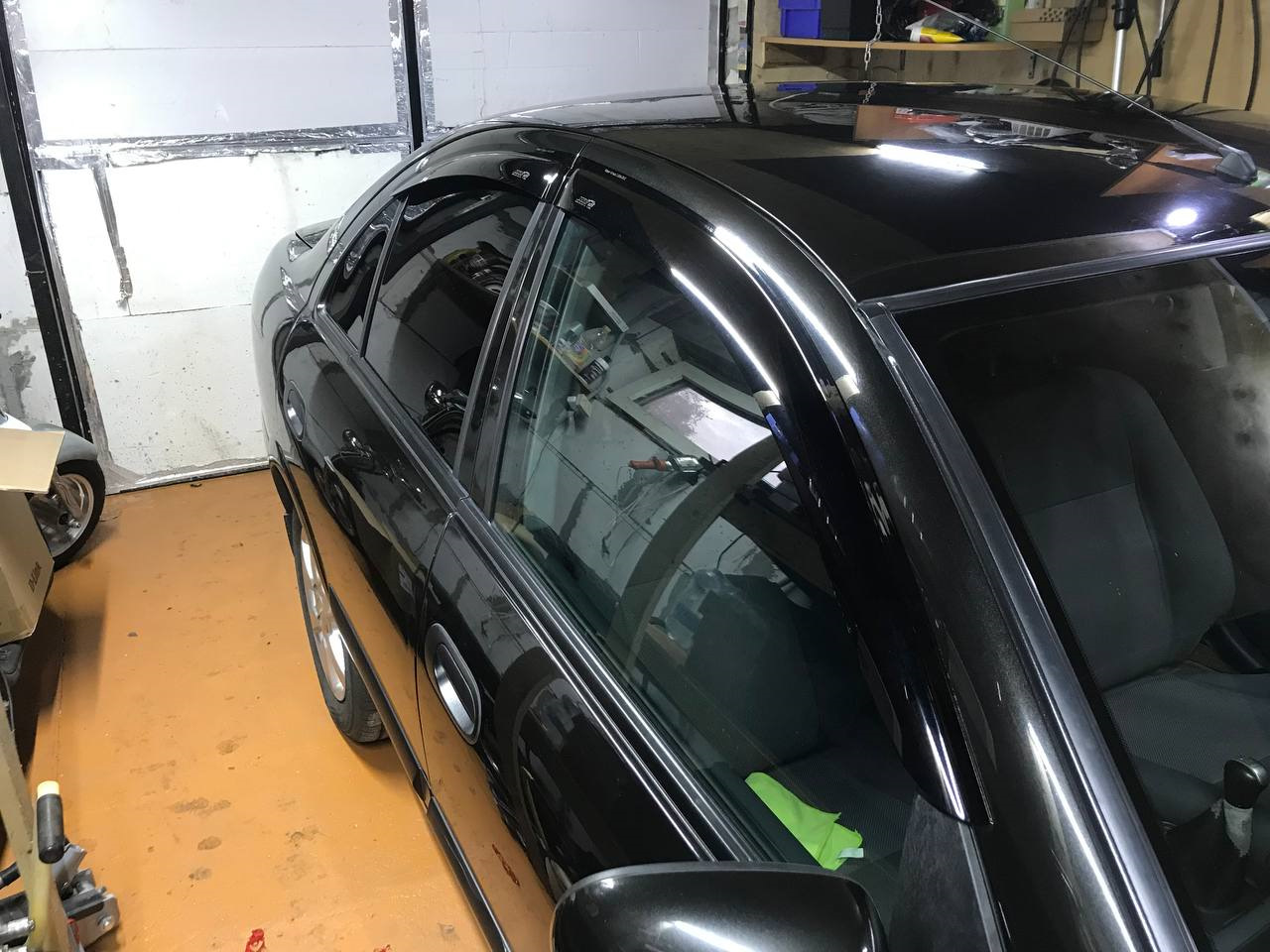 Установка дефлекторов окон Ниссан Альмера — Nissan Almera II (N16), 1,5 ...