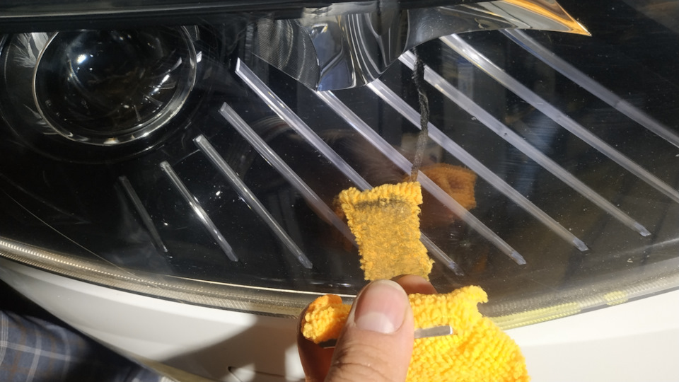 Чистка линз и стекла не разбирая фары! — Skoda Octavia A7 Mk3, 1,4 л ...