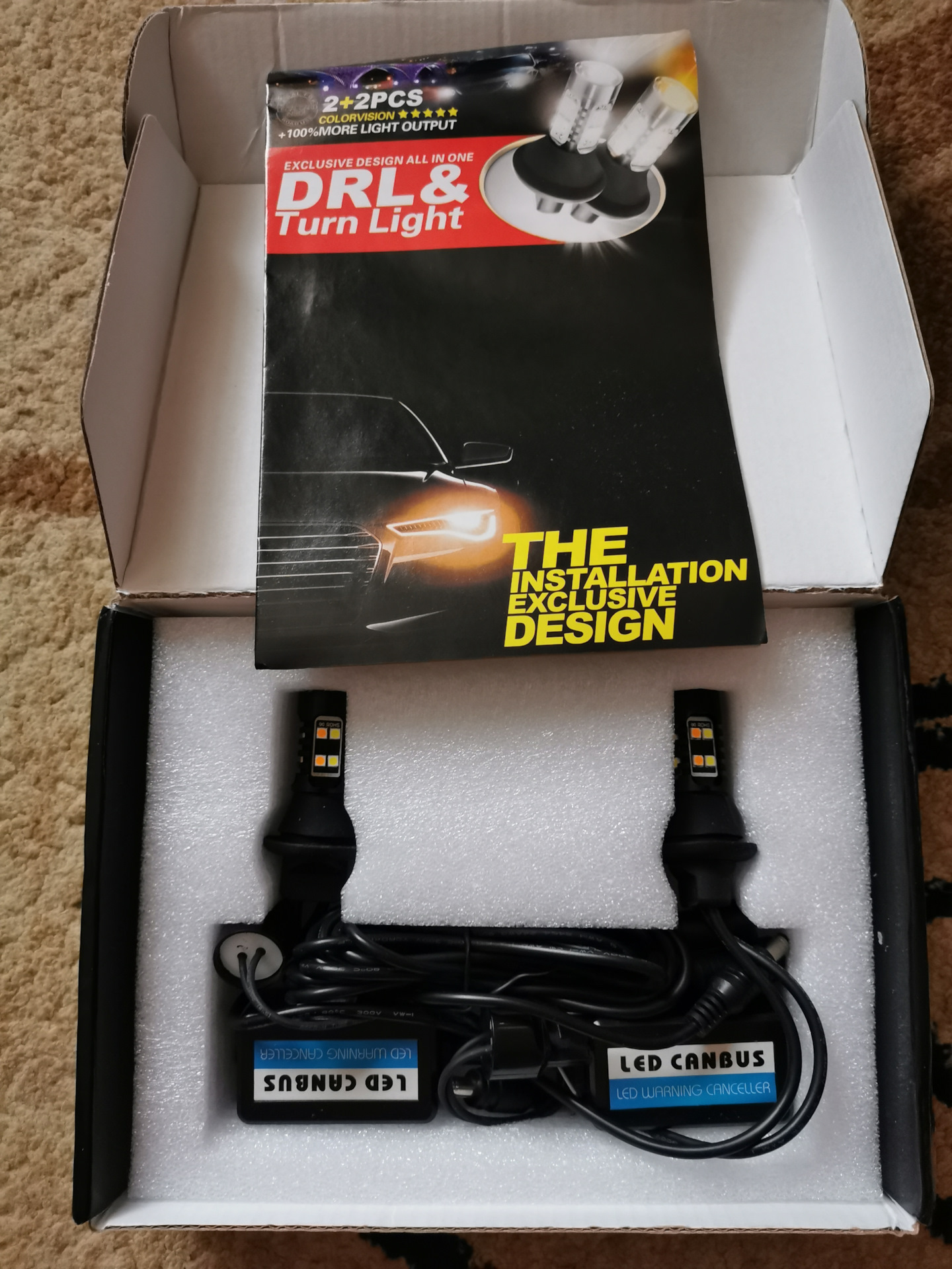 Установка ДХО в поворотники — Subaru Impreza WRX (GD, GG), 2,5 л, 2006 ...