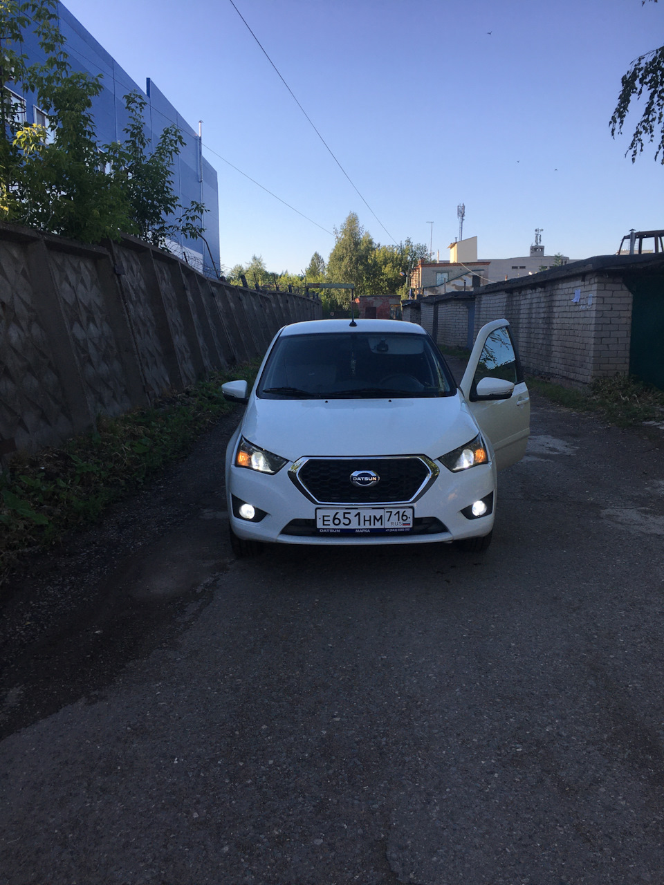 Затемнение фар — Datsun on-Do, 1,6 л, 2020 года | аксессуары | DRIVE2