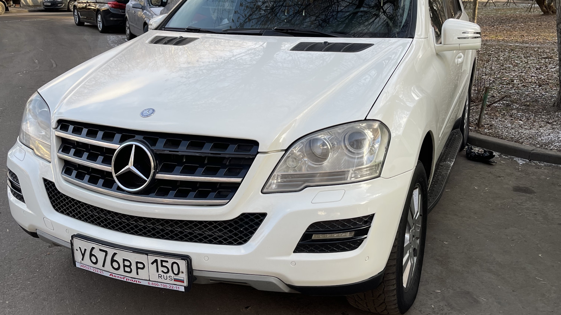 Mercedes-Benz M-Class (W164) 3.5 бензиновый 2011 | БЕЛЫЙ КАЛЬЦИТ, 4MATIC на  DRIVE2