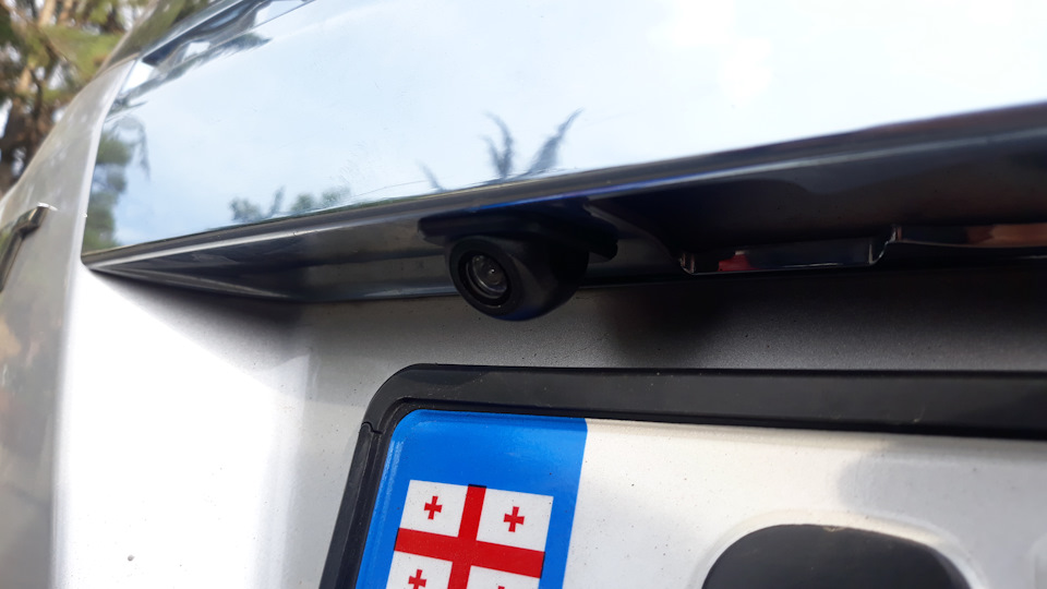 Камера заднего вида — Honda Fit (2G), 1,3 л, 2013 года | аксессуары ...