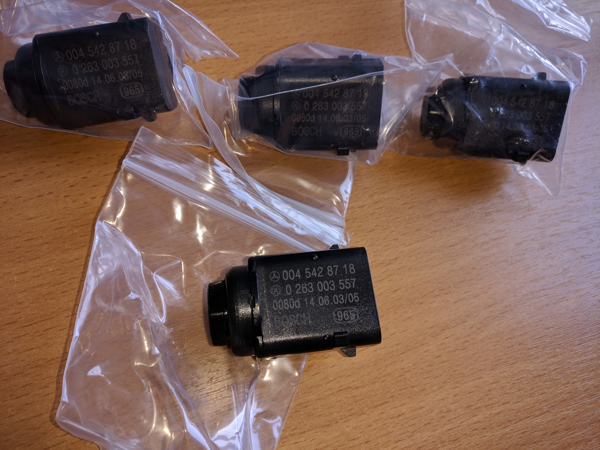 Замена парктроников — Mercedes-Benz M-Class (W164), 3 л, 2008 года ...