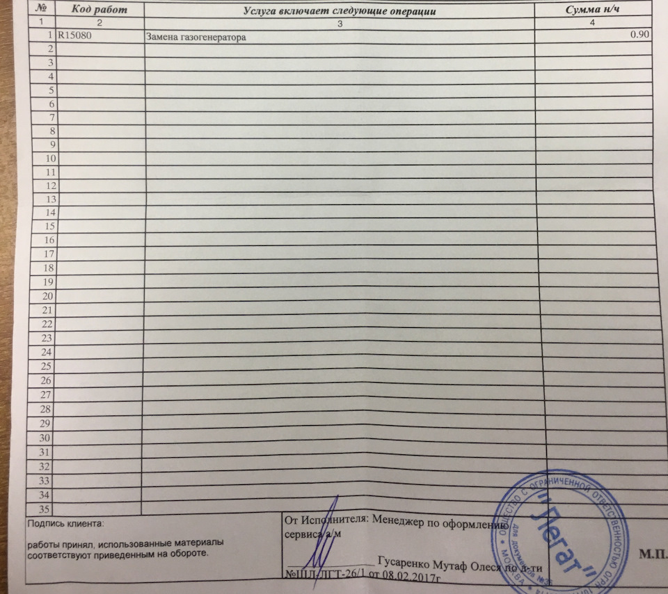 Отзывная компания Ниссан. Замена газогенератора подушки безопасности ...