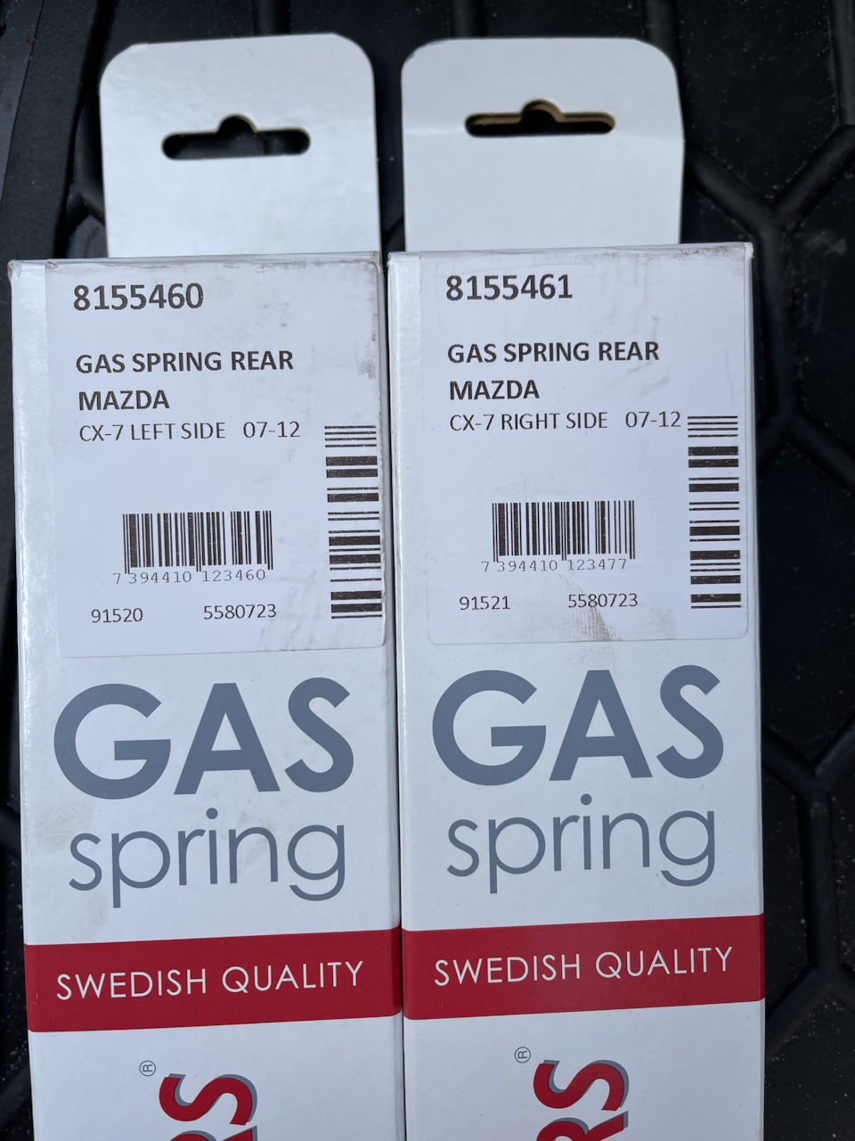 Фото в бортжурнале Mazda CX-7. Запчасти на фото: 8155460, 8155461, 7394410