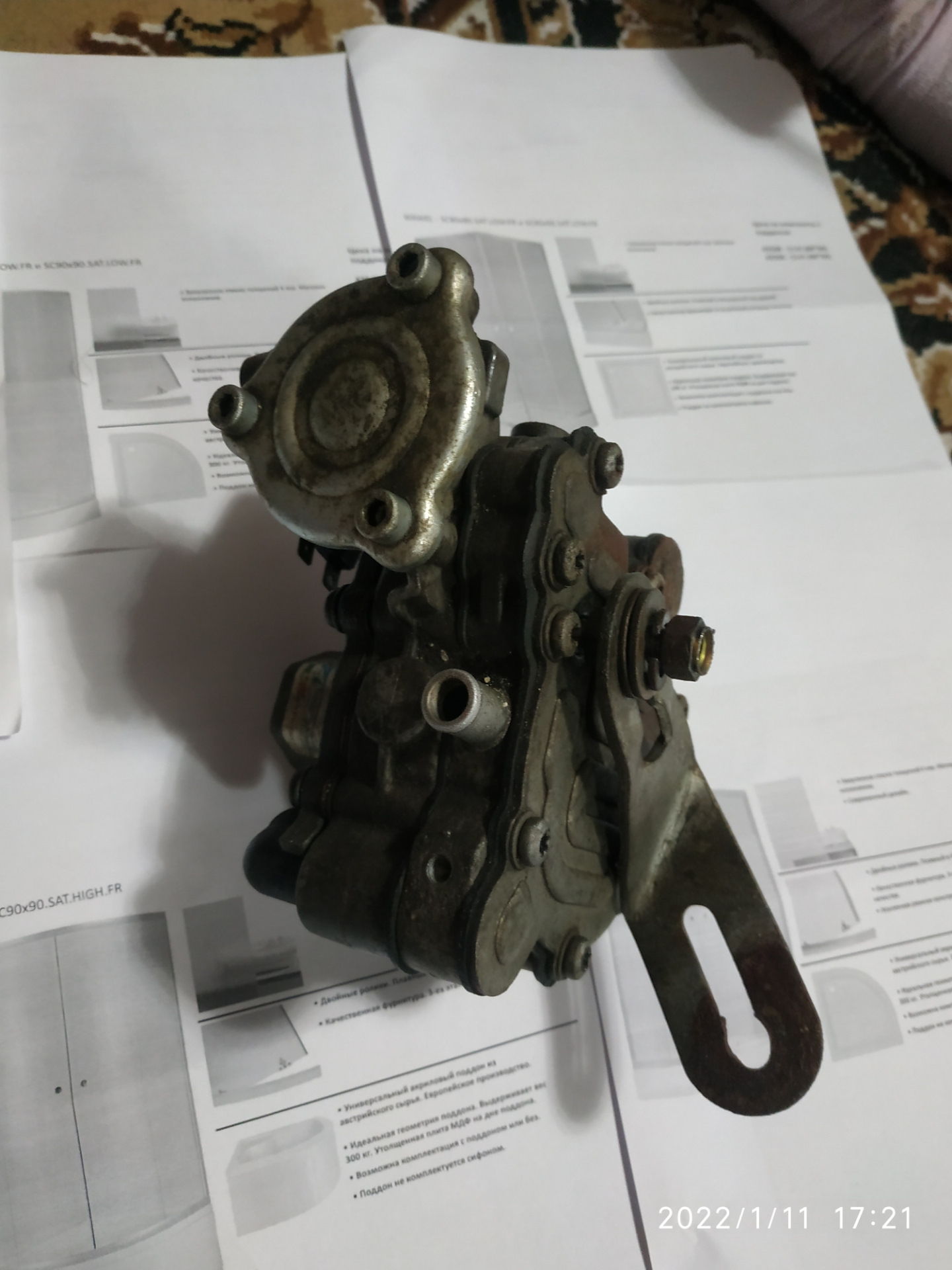 Ревизия газового редуктора Tomasetto Аляска — Mazda 626 IV (GE), 1,8 л ...