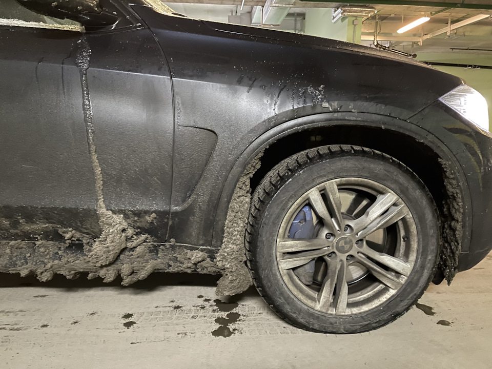 Ставить брызговики или нет! — BMW X5 (F15), 3 л, 2017 года | другое ...