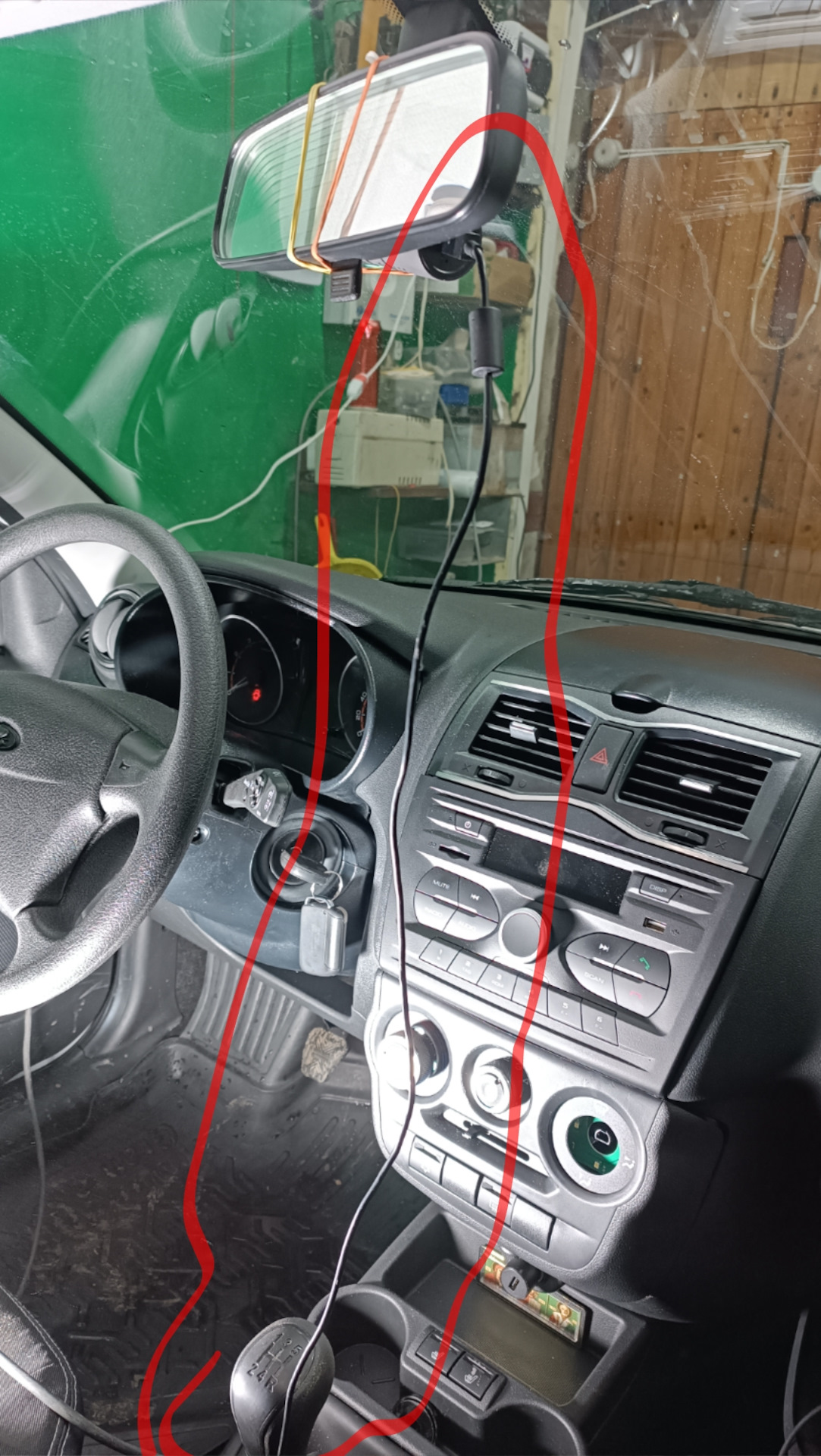 Питание регистратора от плафона — Lada Гранта Лифтбек (2-е поколение ...