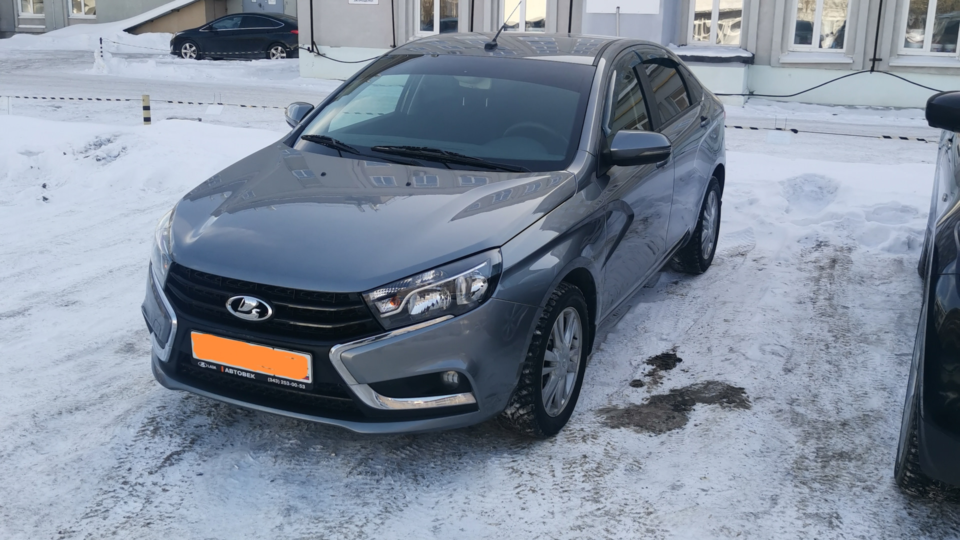 Lada Vesta 1.6 бензиновый 2016 | Серый Волк на DRIVE2