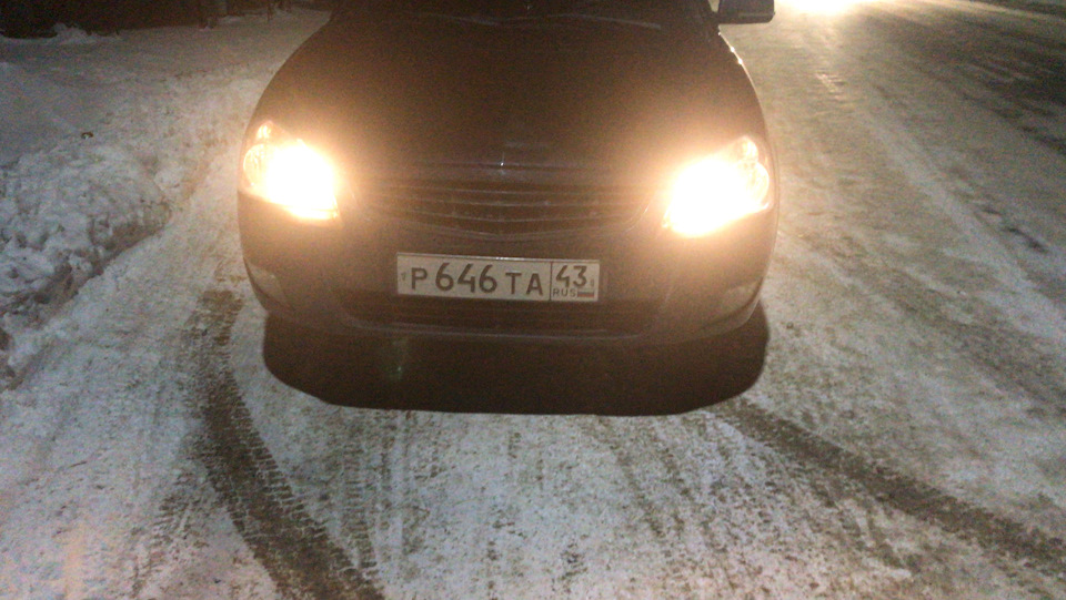 Установка ДХО-30 ЭЛАНГ — Lada Приора хэтчбек, 1,6 л, 2012 года ...