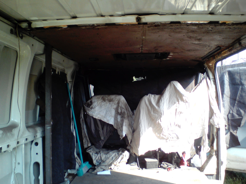 Разбронирование. часть 1 — Ford Transit (7G), 2,4 л., 2007 года ...