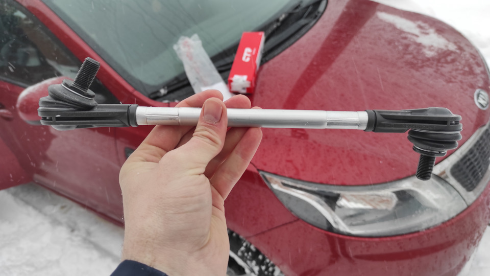 Гибридные стойки стабилизатора CTR PL0291 — KIA Rio (3G), 1,4 л, 2014 ...