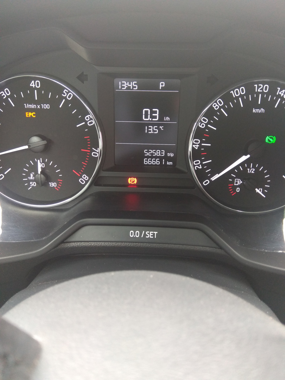 Рекорд мгновенного расхода — Skoda Octavia A7 Mk3, 1,4 л, 2014 года ...