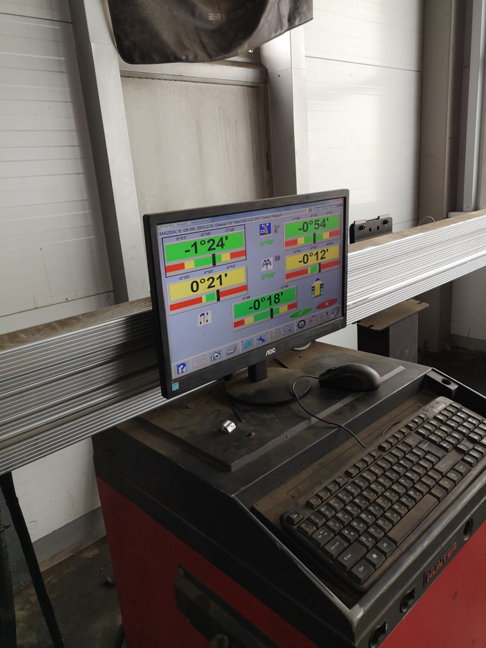 стенд до регулировки — Mazda 6 (2G) GH