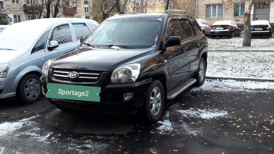 Ролики приводного ремня — KIA Sportage (2G), 2 л, 2006 года ...