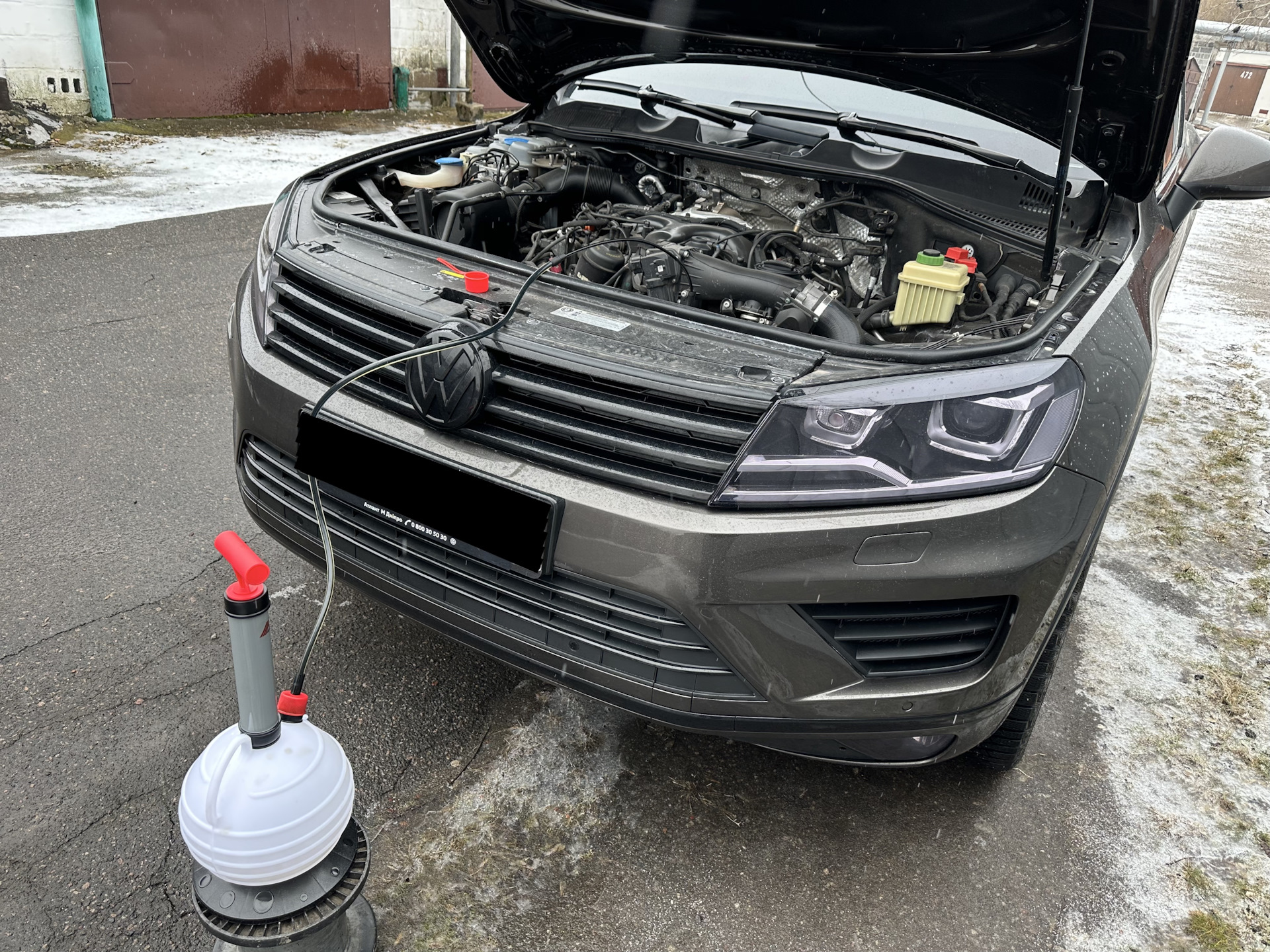 Лень-двигатель прогресса или замена масла через "щуп" — Volkswagen ...