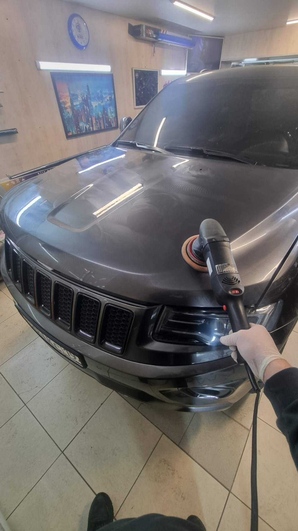 Бронирование капота — Jeep Grand Cherokee (WK2), 3 л, 2013 года | своими  руками | DRIVE2