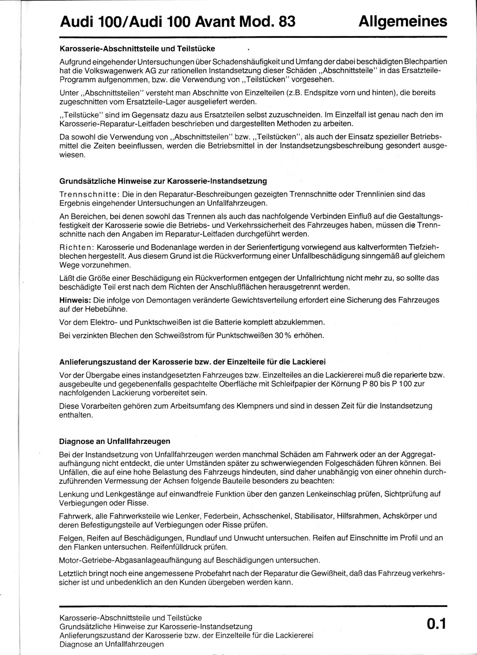 Фото в бортжурнале Audi 100 Avant (C3)