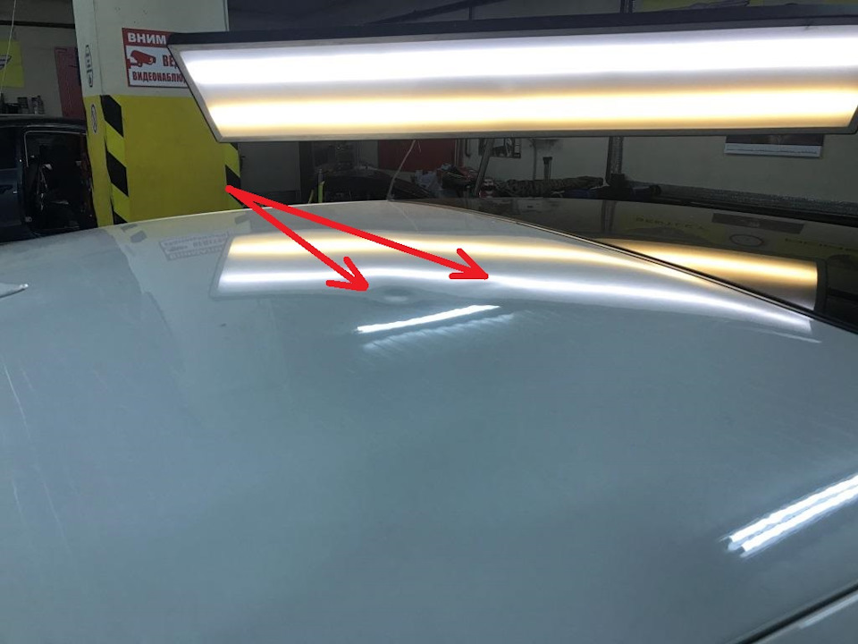 2019_10_08 Беспокрасочное удаление вмятин на крыше — BMW 5 series (F10 ...