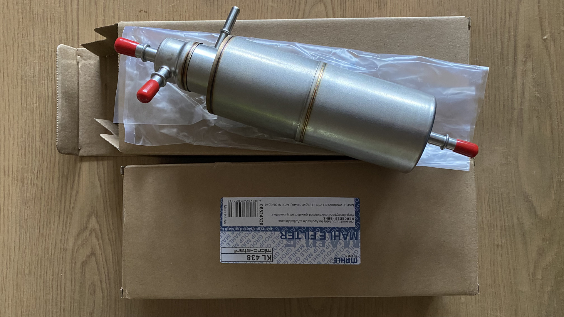 Топливный фильтр — Mercedes-Benz M-Class (W163), 3,7 л, 2004 года ...