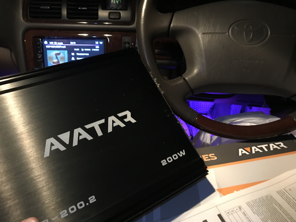 Установка штатного сабвуфера в заднюю полку — Toyota Mark II (100), 2 л ...