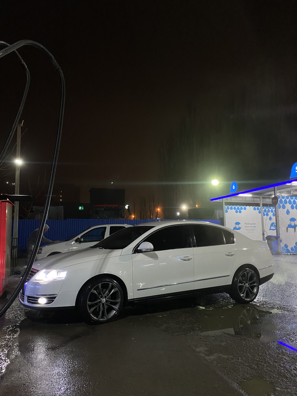 Европодвеска на Passat 1.8 TSI At. + улучшение света — Volkswagen Passat  B6, 1,8 л, 2008 года | визит на сервис | DRIVE2