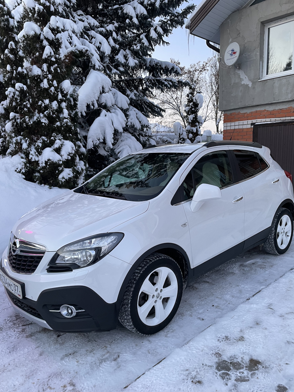 Диски в белый порошок)) — Opel Mokka, 1,8 л, 2012 года | колёсные диски |  DRIVE2